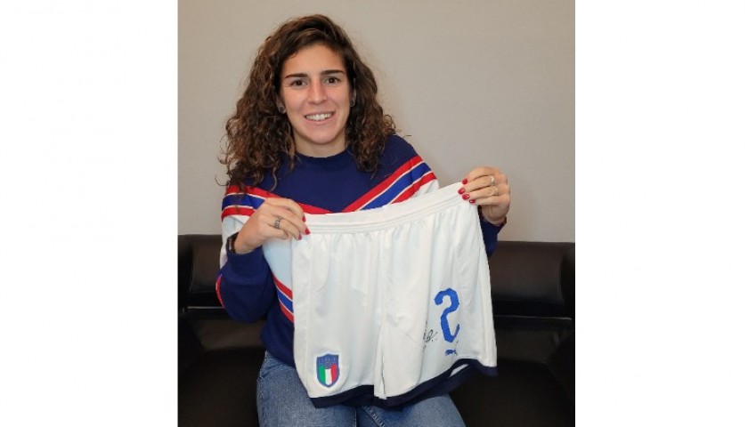 Bergamaschi's Italy Signed Match Shorts, 2019/20 