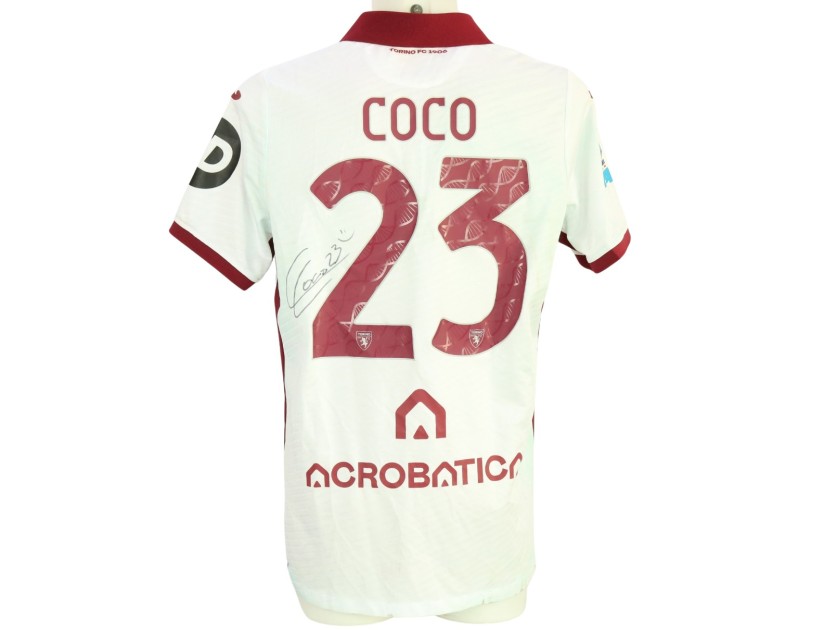 Coco's Signed Unwashed Shirt, Milan vs Torino 2024