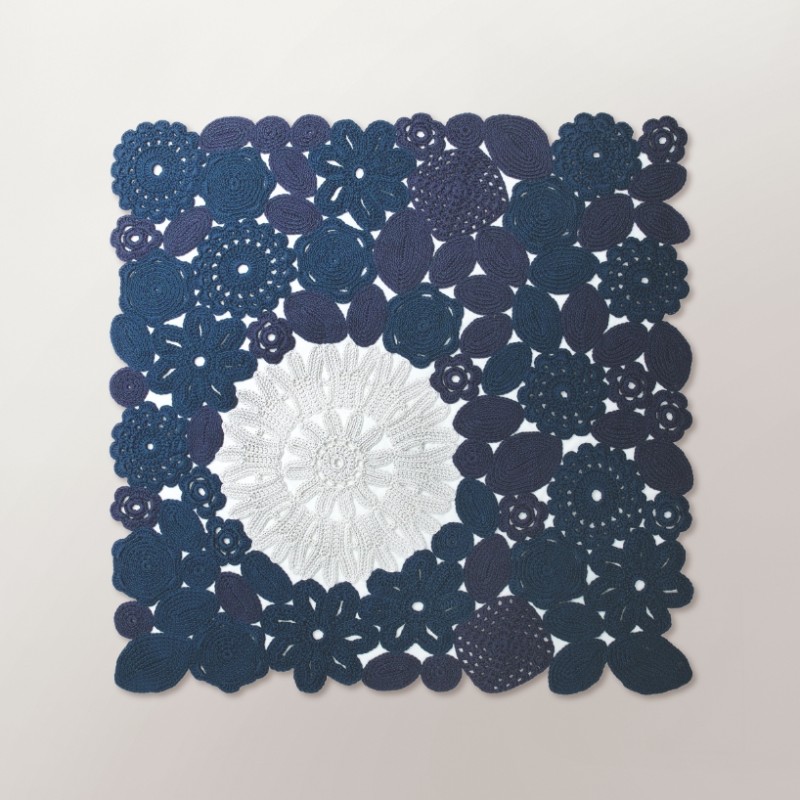 Crochet rug by Paola Lenti