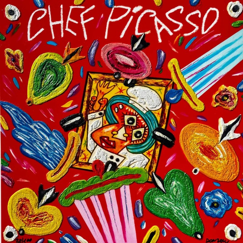 "Chef Picasso" artwork by Bruno Donzelli