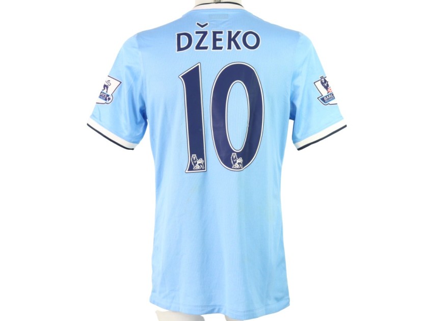 Dzeko's Manchester City Match-Issued Shirt, 2013/14 