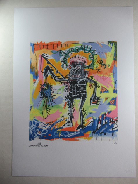 Set of Seven Offset Lithographs by Jean-Michel Basquiat