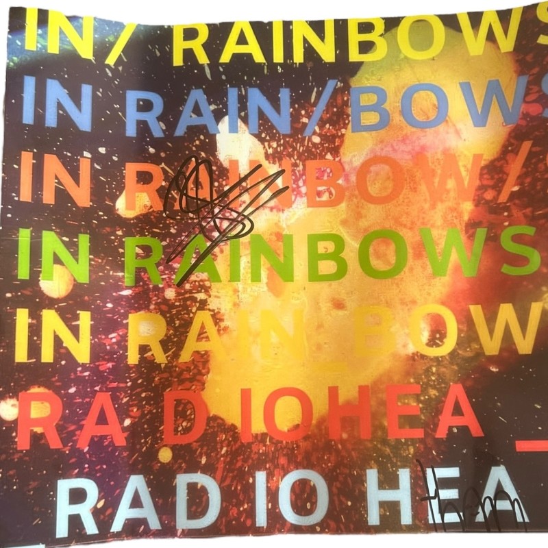 Radiohead Signed 'In Rainbows' Album Print