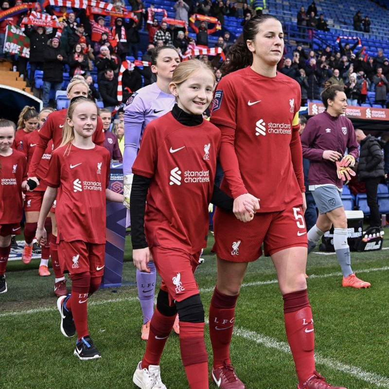 Child Mascot Experience at Anfield  (LFCW vs. Man City, 13th Oct 2024)