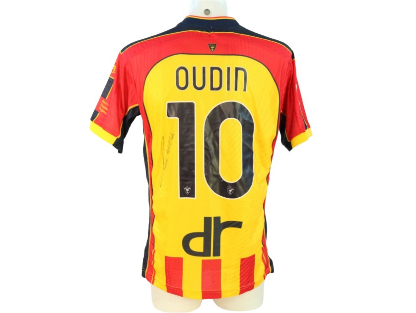 Oudin's Signed Unwashed Shirt, Lecce vs Juventus 2024