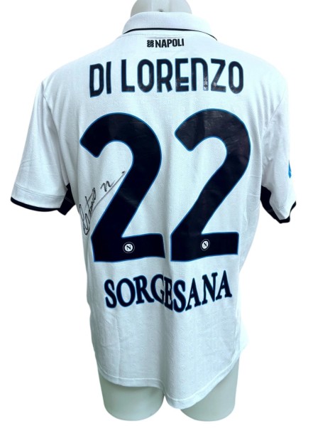 Di Lorenzo's Napoli Signed Match-Worn Shirt, 2024/25