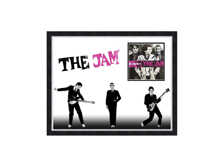 The Jam Signed CD Insert Display