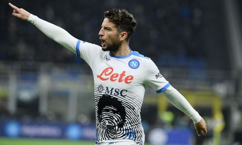 Mertens' Match Shirt, Inter-Napoli 2021 - Maradona Game Limited Edition -  CharityStars