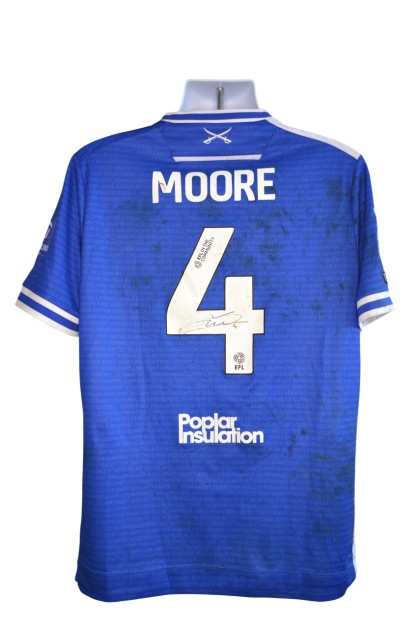 Moore's Bristol Rovers EFL Sky Bet League One Signed Match Worn Shirt, vs Cambridge 