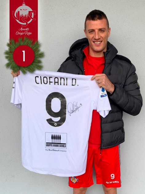 Ciofani's Cremonese Match-Issued Signed Shirt, 2022/23