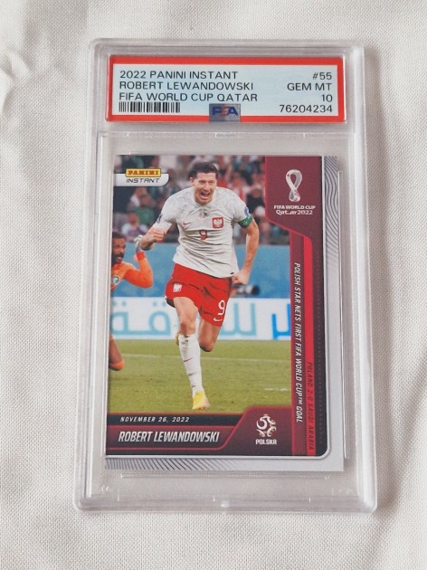 Robert Lewandowski FIFA World Cup Panini Instant Card 2022 - CharityStars