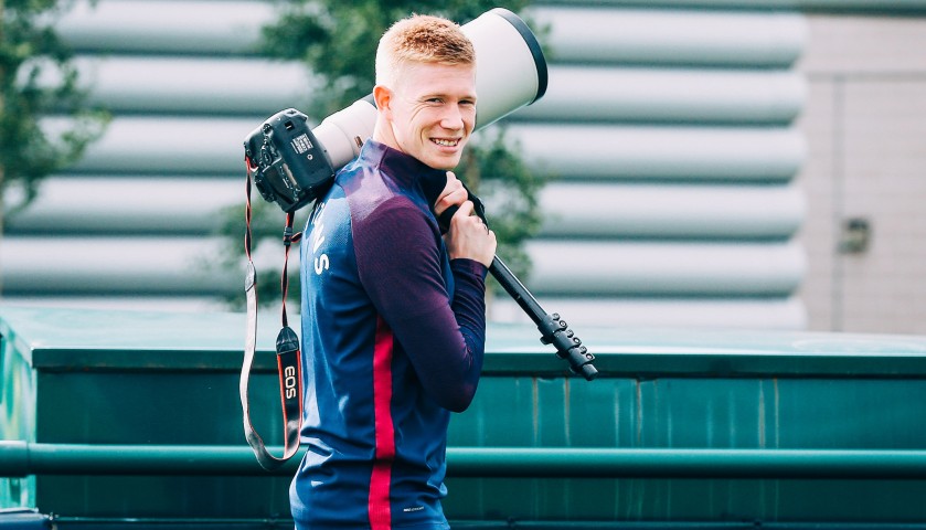 Manchester City's Kevin De Bruyne Training Unique Picture