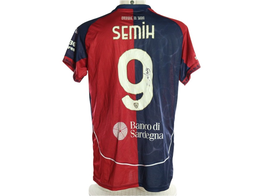 Semih's Signed Unwashed Shirt, Cagliari vs Napoli 2026