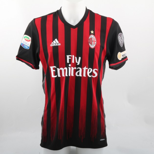 Mati Fernandez match issued shirt in Milan-Inter, 20/11/16 - special patch