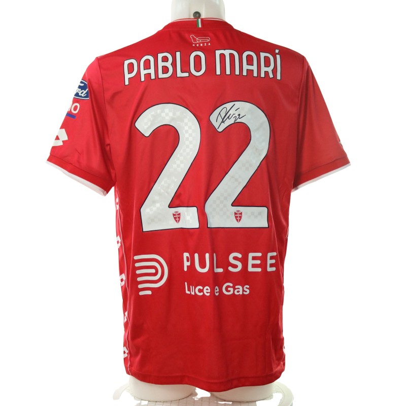 Marì's' Signed Unwashed Shirt, Monza vs Lazio 2024 - "Non Mi Violare" Edition