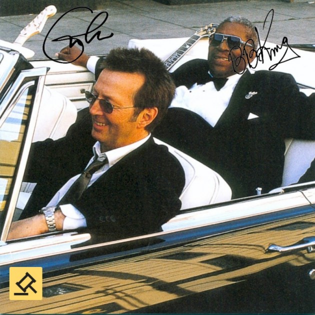 B.B. King and Eric Clapton Album Flat with Digital Autograph