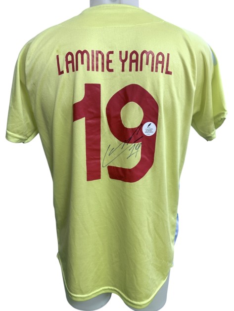 Yamal's Spain Signed Replica Shirt, 2024