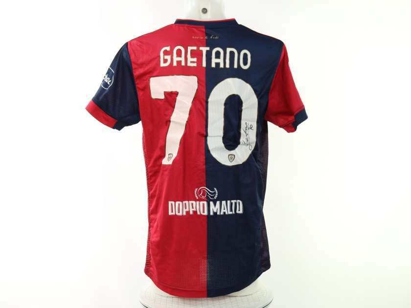 Gaetano's Signed Unwashed Shirt, Cagliari vs Atalanta 2024