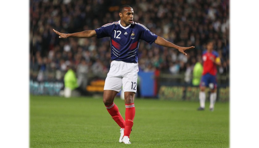 Henry's Official France Signed Shirt, 2010