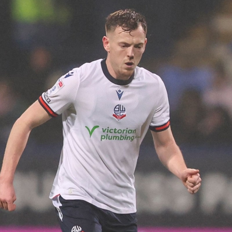 Maglia Unwashed George Johnston Bolton Wanderers, vs Charlton - Autografata