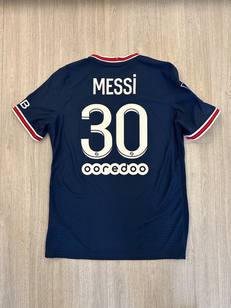 La maglia di Messi per la partita PSG 2022 contro Metz