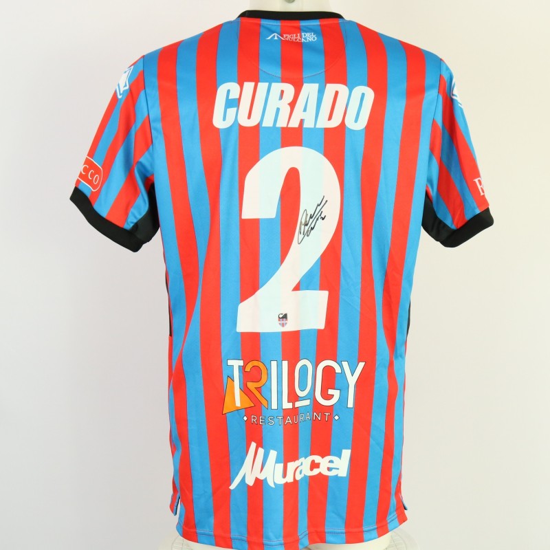 Maglia gara Curado, Catania vs Padova - Finale Coppa Italia Serie C 2024 - Autografata