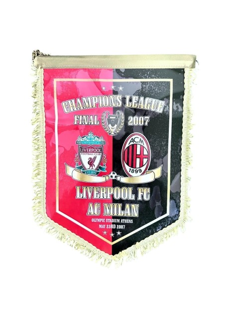 Official Pennant Liverpool vs Milan UCL Final 2007