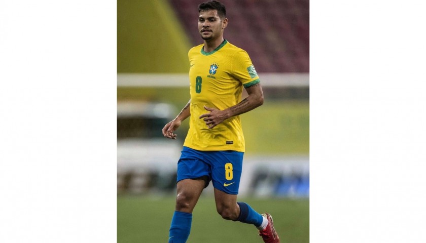 Bruno Guimaraes' Brazil Match Shirt, 2021