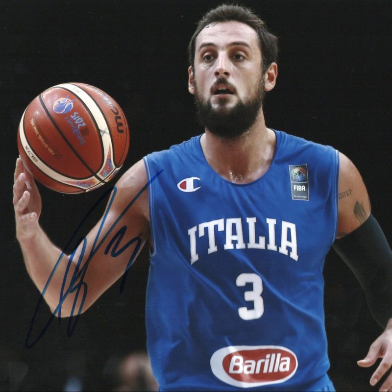 Marco Belinelli Signed Photograph