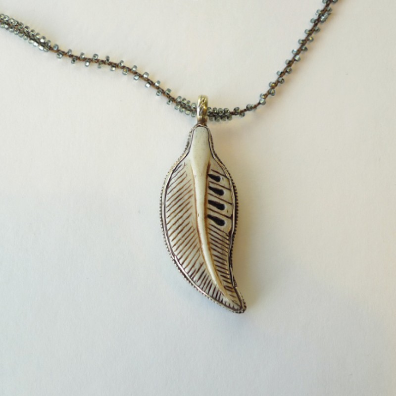 Nepal Feather Necklace 