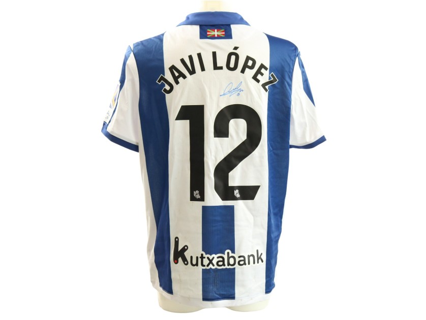 Javi López's Signed Unwashed Shirt, Real Sociedad vs Valladolid 2025