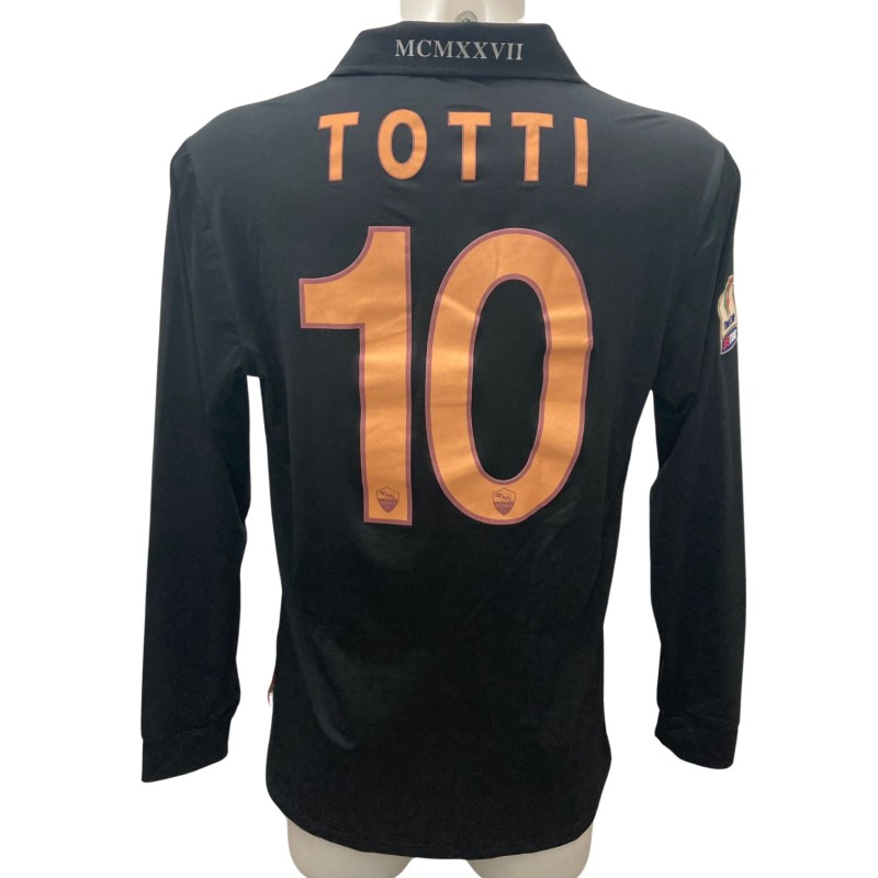 Totti's Match-Worn Shirt, Napoli vs Roma Coppa Italia 2014