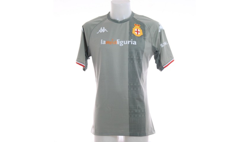 Rovella's Genoa Match-Issued Signed Shirt, 2021/22