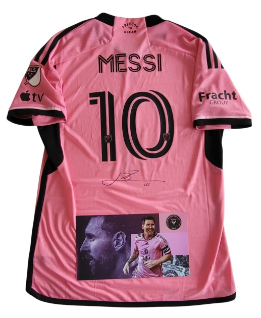 Maglia Preparata Messi New England Revolution vs Inter Miami, 2024 - Autografata