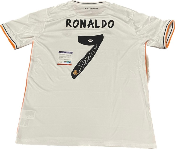 Cristiano Ronaldo's Real Madrid 2013/14 Signed Replica Shirt