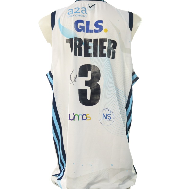 Treier's Signed Match-Worn Kit, Napoli Basket vs Treviso 2024