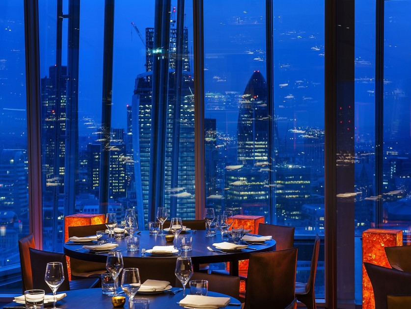 Cena per quattro persone presso l'Oblix nello Shard