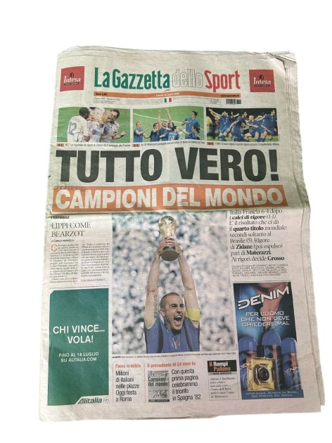 Gazzetta dello Sport World Cup Victory 2006