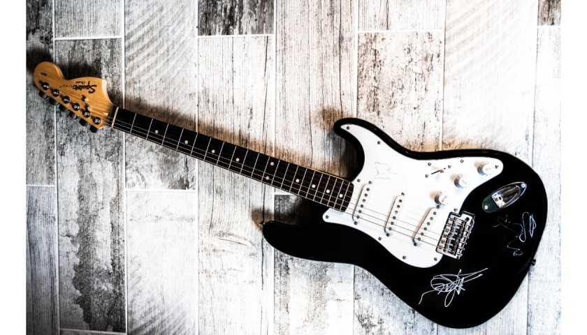 Depeche Mode Fender Squier Stratocaster Guitar -  Signed 