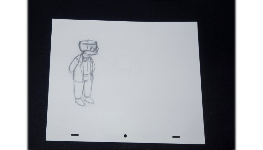 The Simpsons - Original Drawing of Waylon Smithers