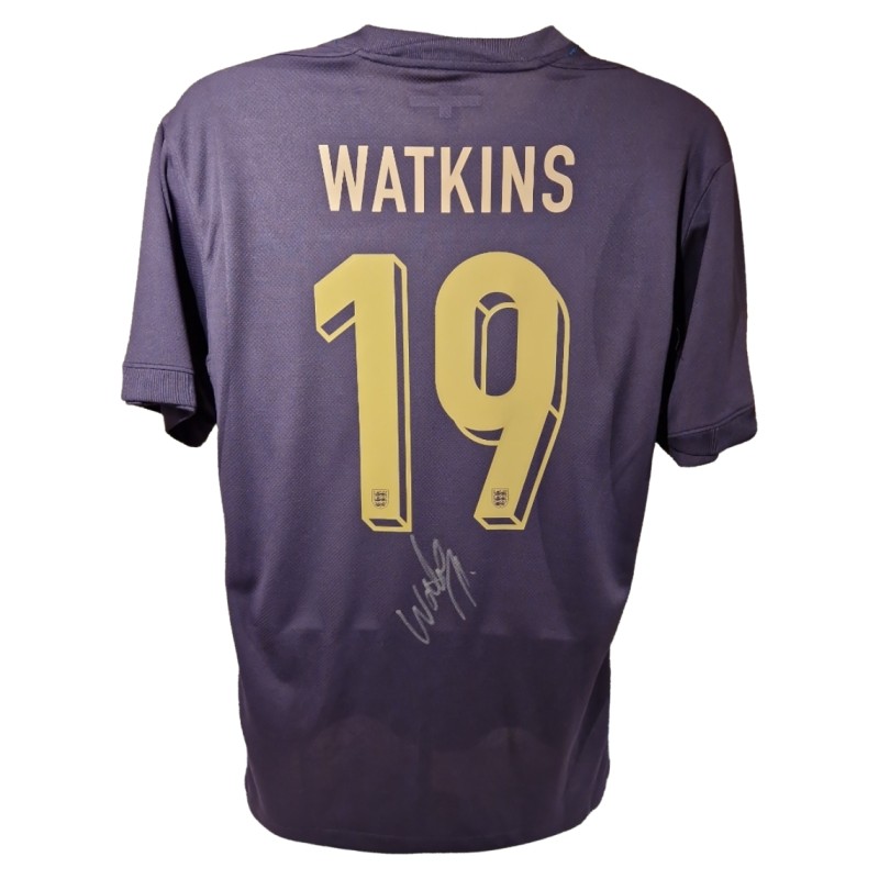 Ollie Watkins Signed England 2024-25 Away Football Shirt
