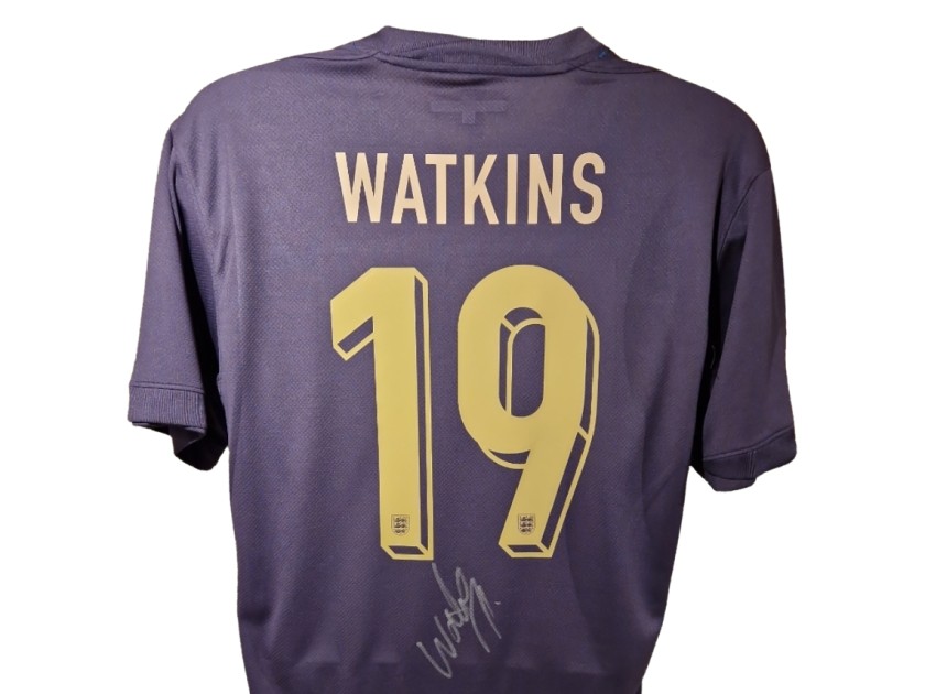 Ollie Watkins Signed England 2024-25 Away Football Shirt