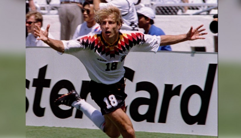 Official Germany Shirt, 1994 - Signed by Jürgen Klinsmann
