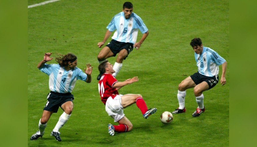 Samuel's Official Argentina Signed Shirt, 2002/04 