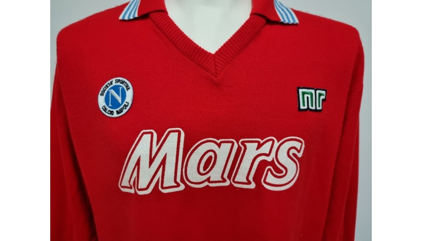 Maradona Napoli shirt, issued/worn 89/90 season - signed - CharityStars