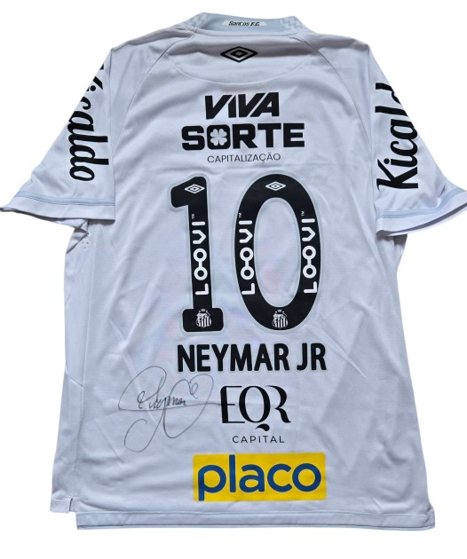 Neymar Jr's Santos Signed Match-Issued Shirt, 2025