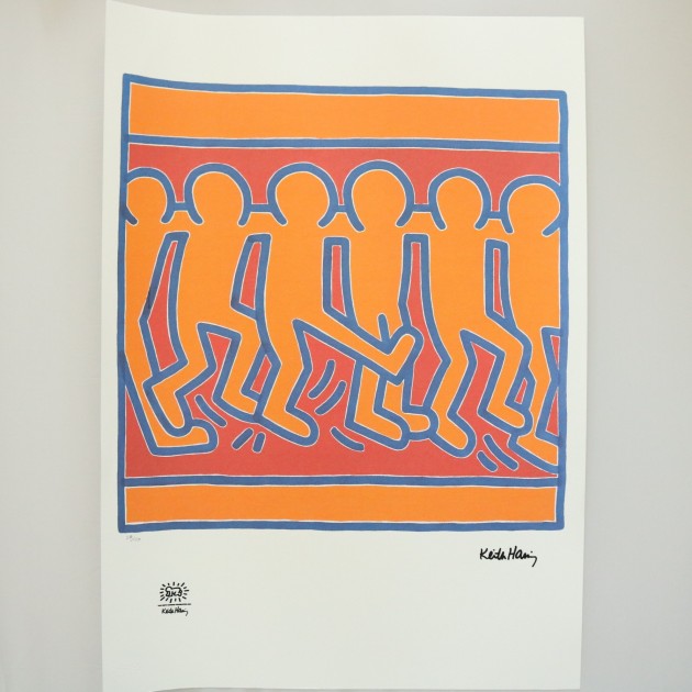 Keith Haring Signed Lithograph 