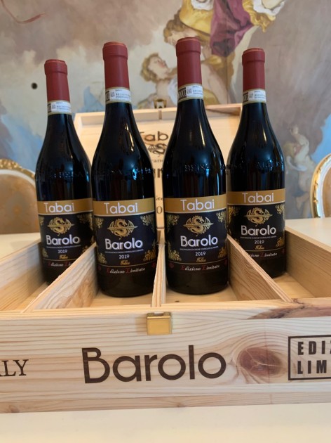 Box of 4 Bottles of Barolo Tabai Gran Vin, 2019 Reserve - Numbered Edition