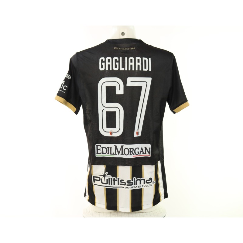 Gagliardi's Ascoli vs Carpi Unwashed Shirt, 2025