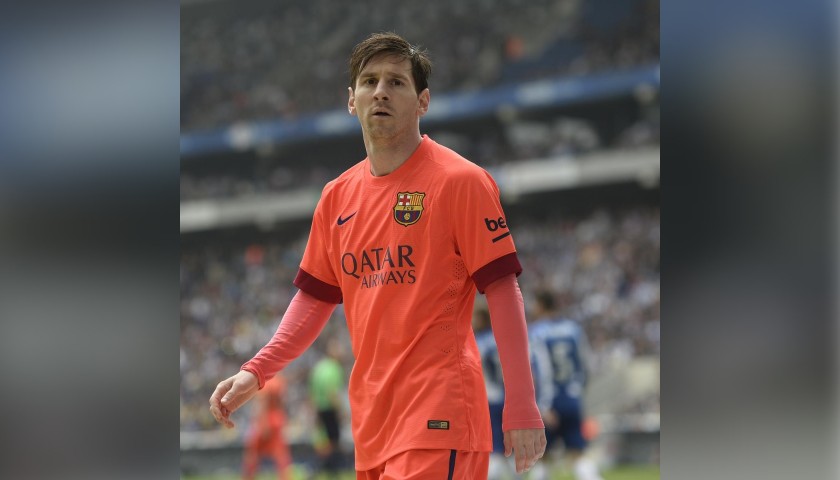 Messi's Barcelona Match Shirt, Liga 2014/15